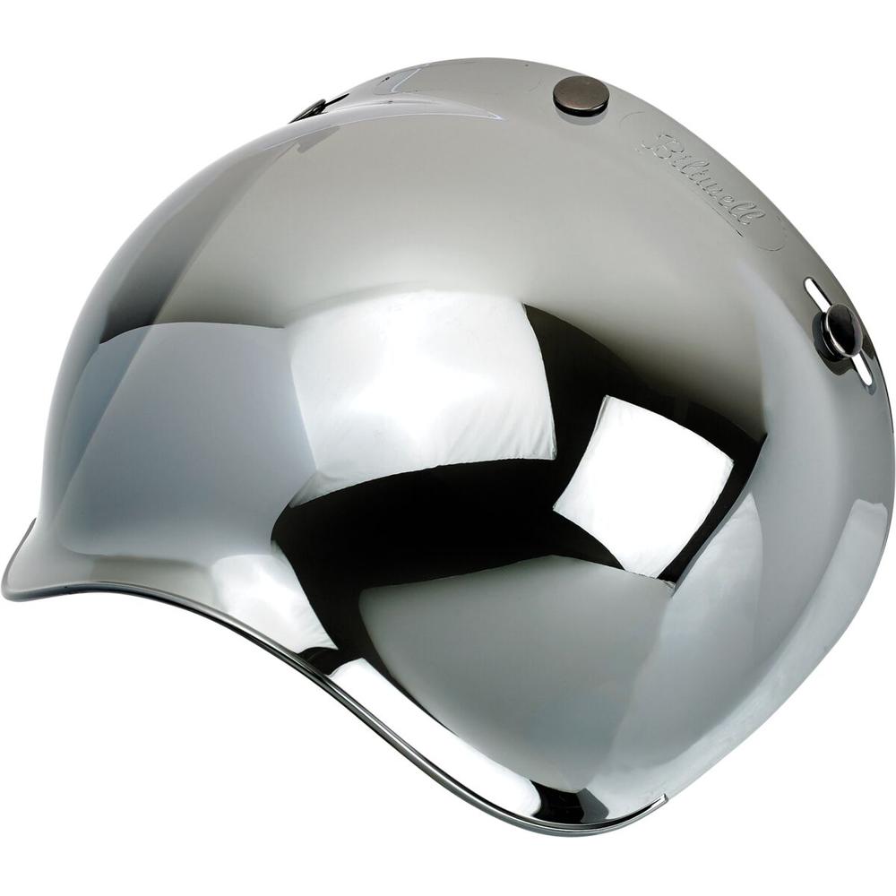 Biltwell Polycarbonate Bubble Anti-Fog Shield Mirror Chrome