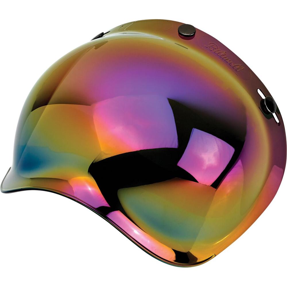 Biltwell Polycarbonate Bubble Anti-Fog Shield Mirror Rainbow