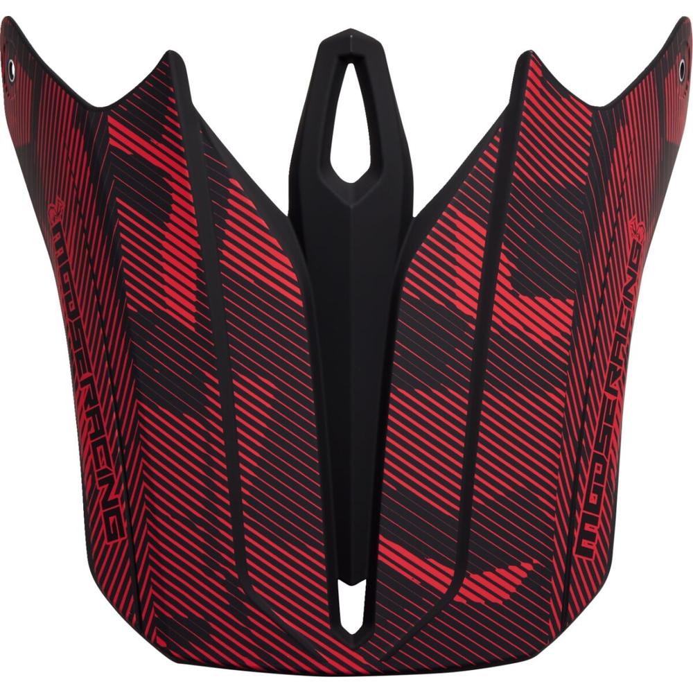 Moose Racing F.I. MIPS Visor Kit Red / Black