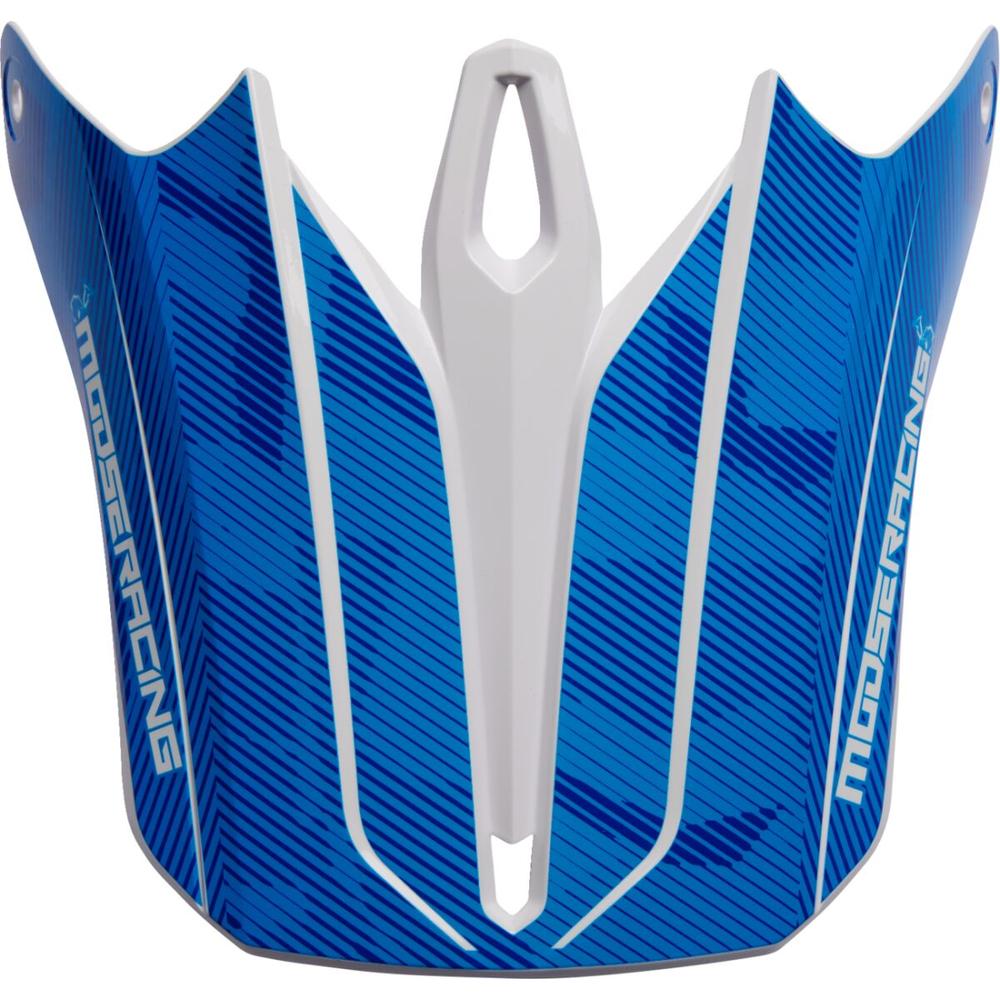 Moose Racing F.I. MIPS Visor Kit Blue / White