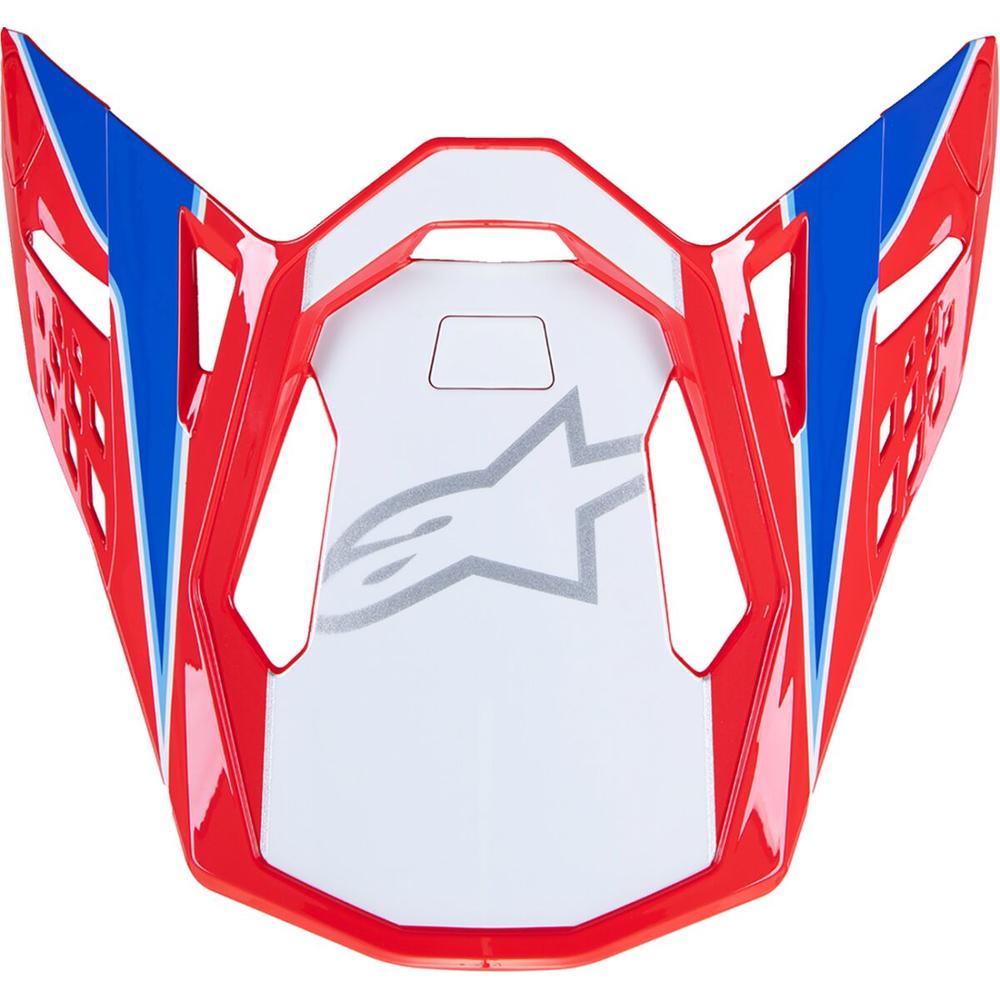 Alpinestars Supertech M10 Aeon MX Helmet Peak Red / Blue