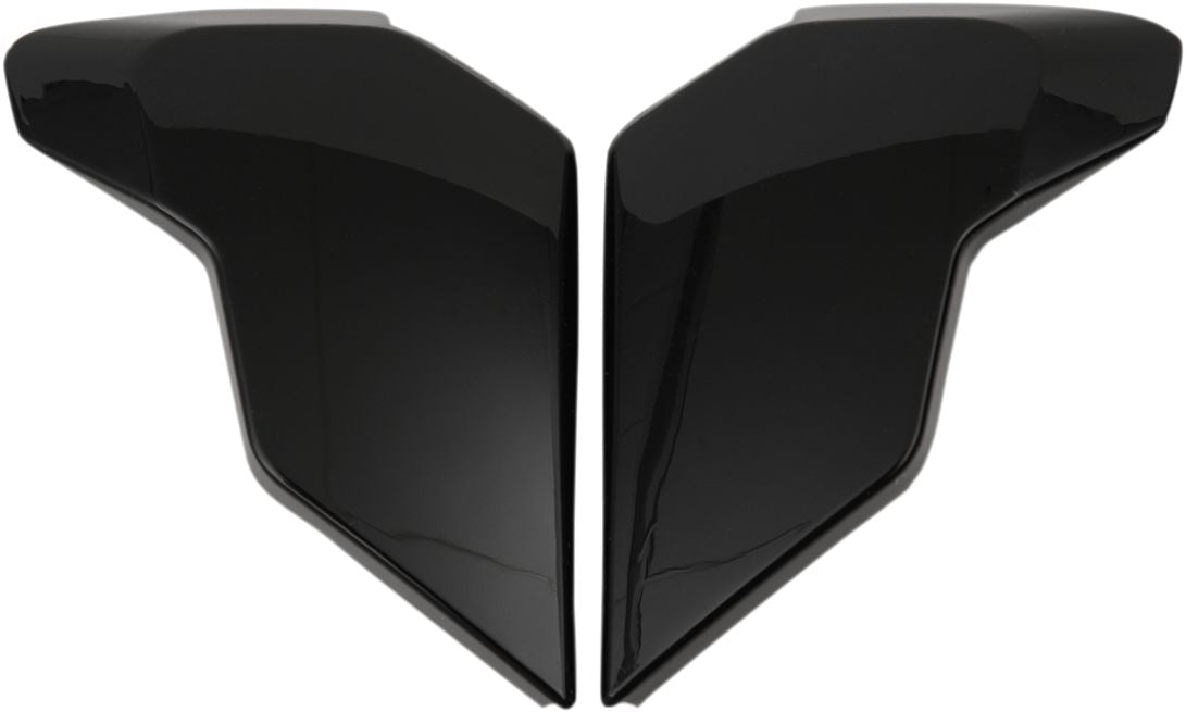 Icon Airflite Side Plate Kit Gloss Black - FREE UK Shipping, FREE 365 Day Returns | Moto Central