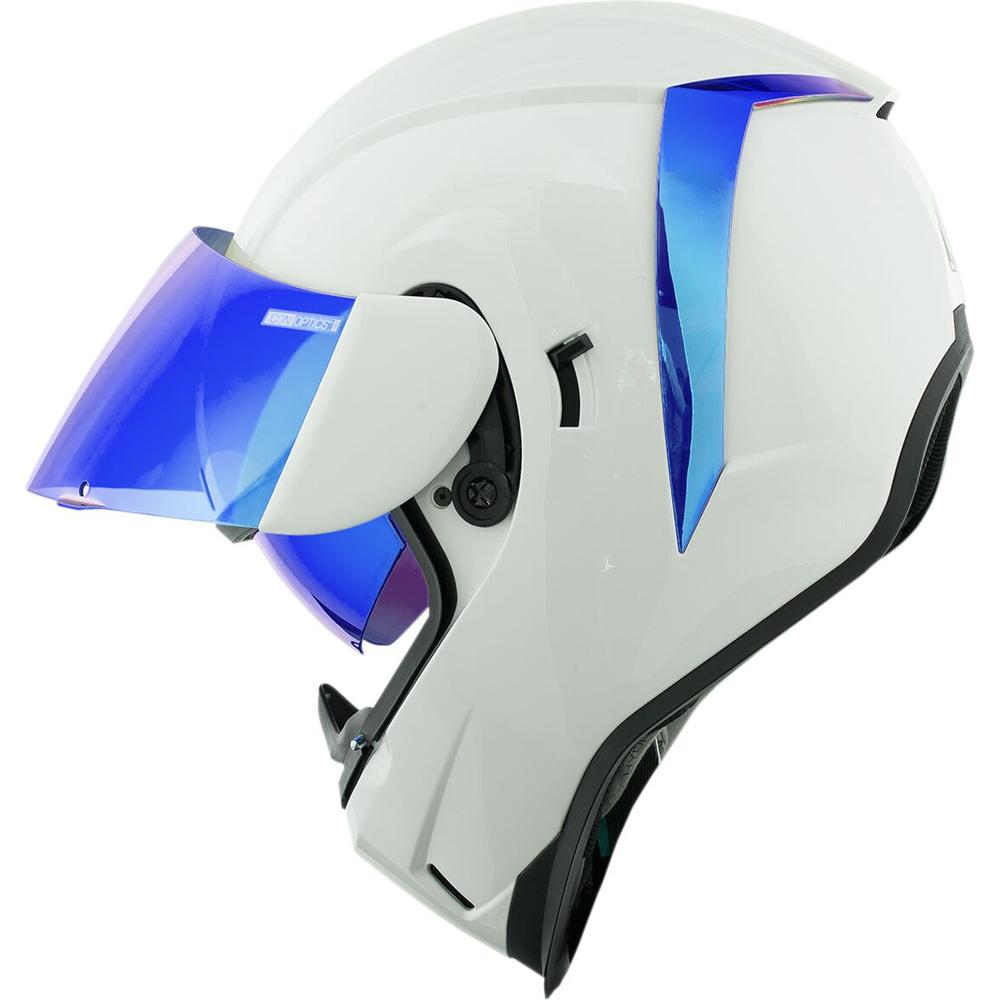 Icon Airform Rear Spoiler RST Blue  - FREE UK Delivery - Moto Central