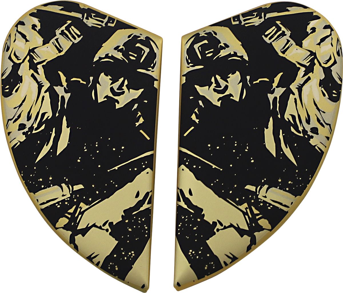 Icon Side Plates For Airform Guardian Gold Helmet