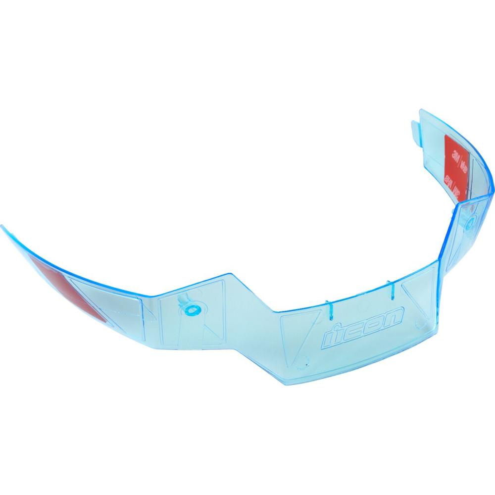 Icon Airflite Helmet Rear Spoiler Blue