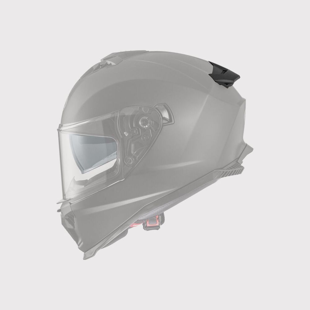 Premier Typhoon Helmet Spoiler Black  - FREE UK Delivery - Moto Central