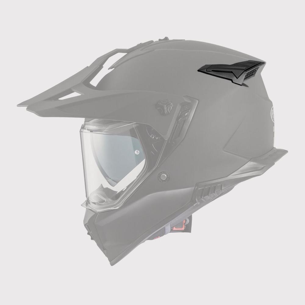 Premier Discovery Helmet Spoiler Matt Black