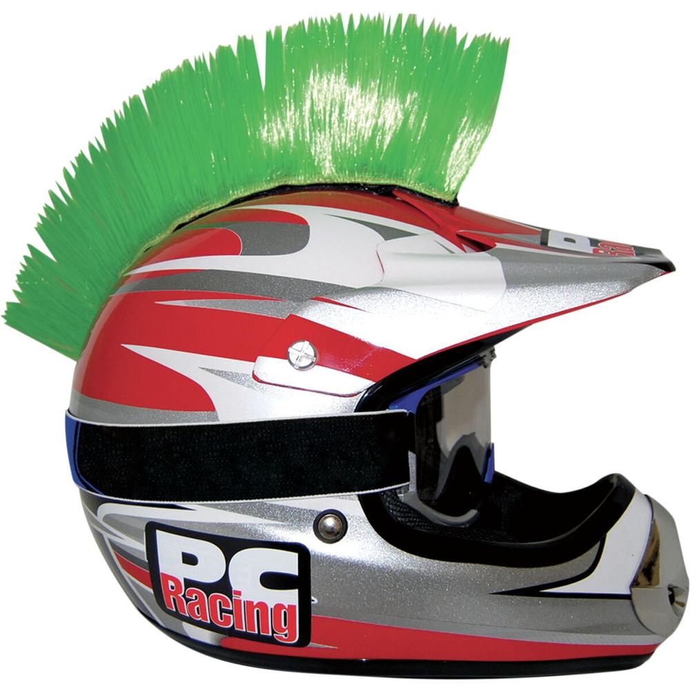 PC Racing Universal Mohawk For Helmets Green