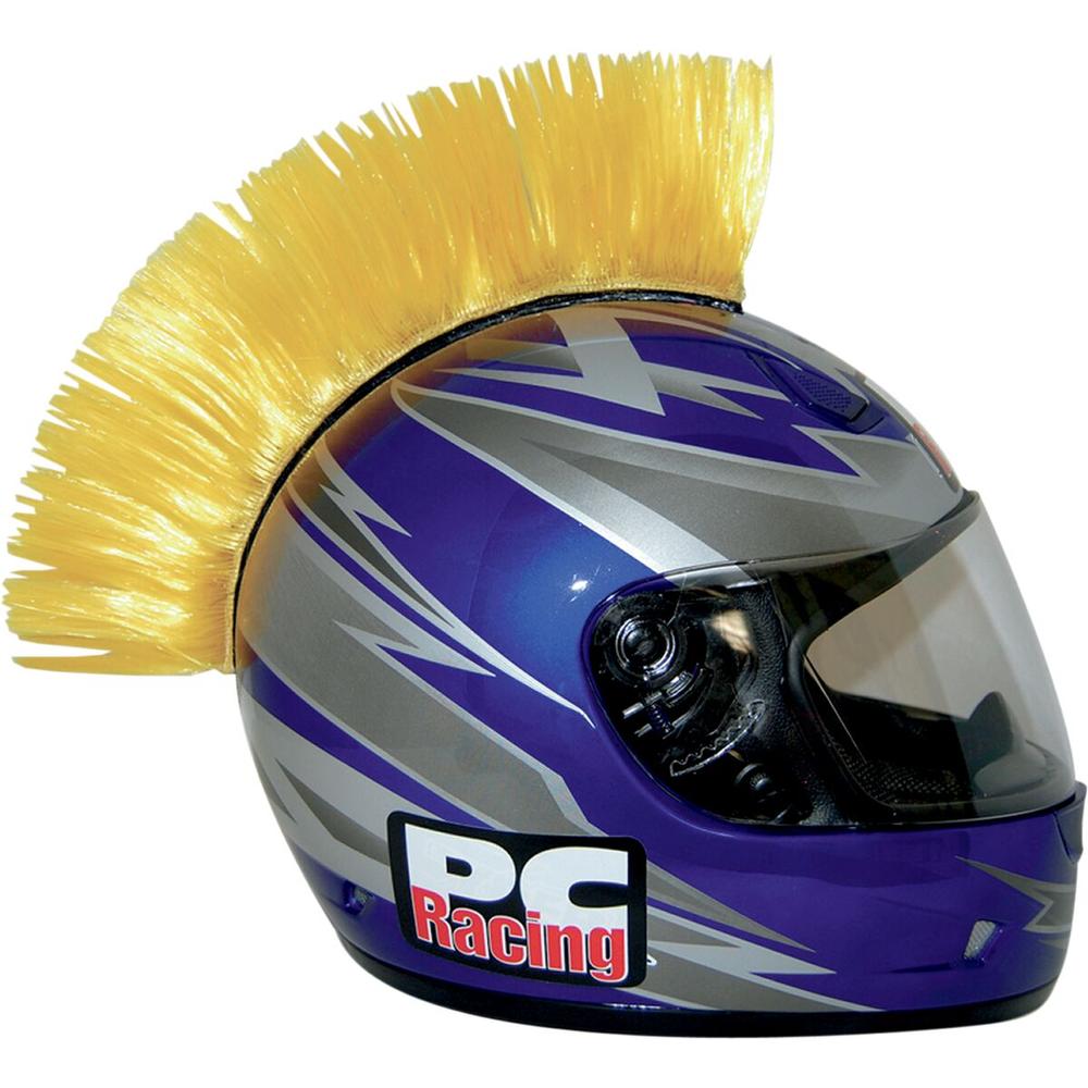 PC Racing Universal Mohawk For Helmets Yellow