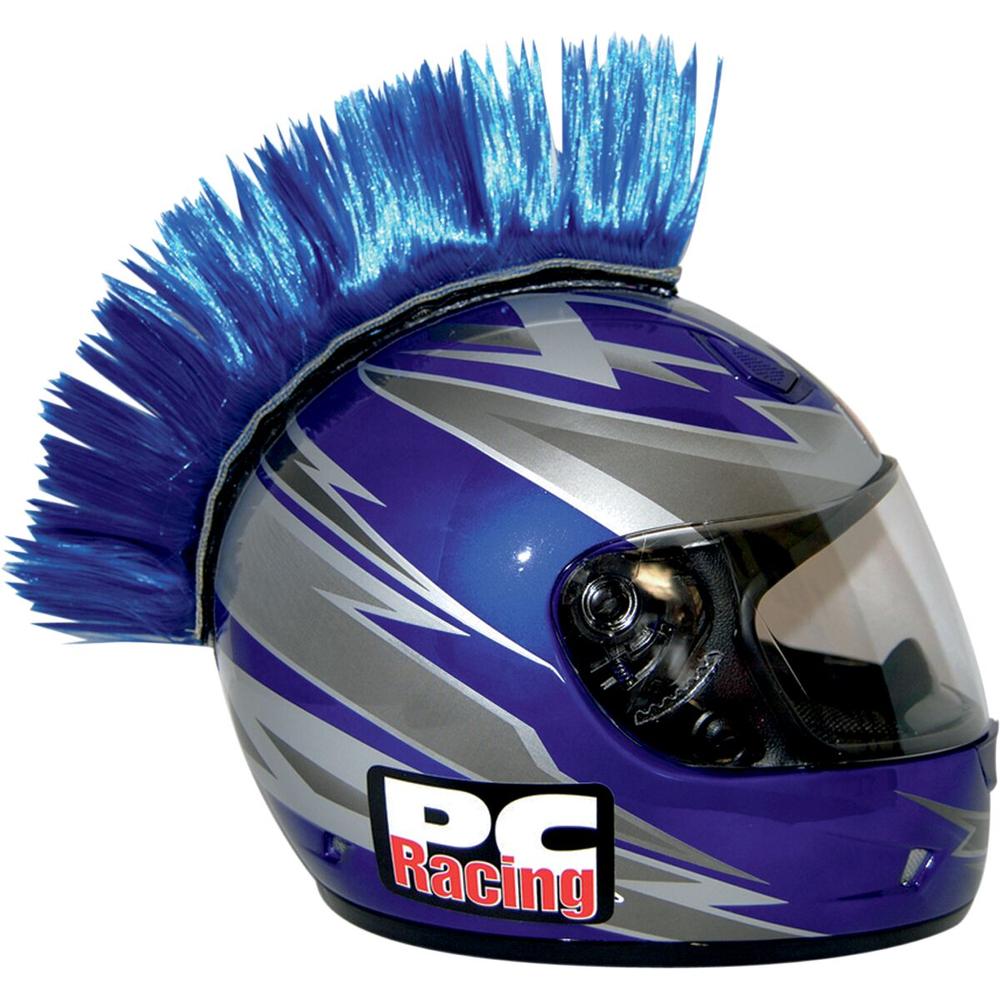 PC Racing Universal Mohawk For Helmets Blue