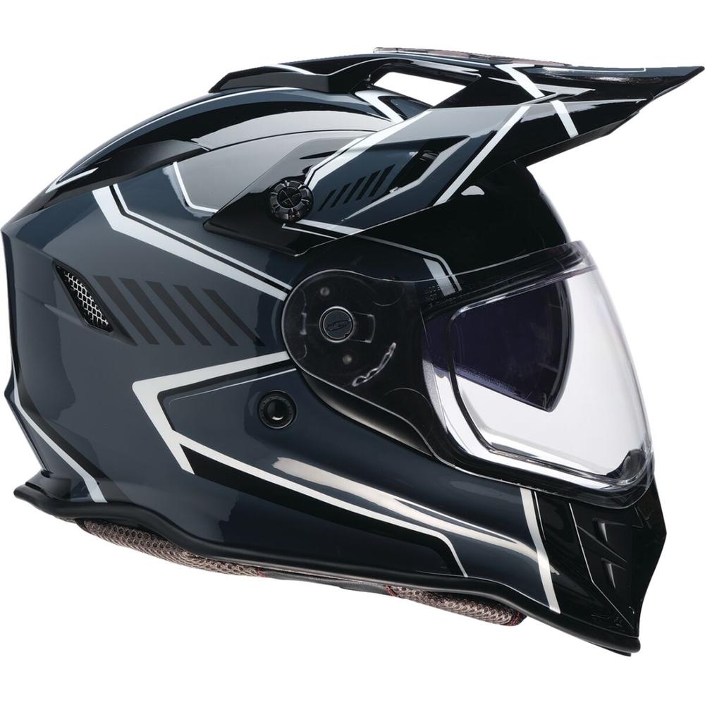 Z1R Range Voyager Adventure Helmet Black / Grey / White