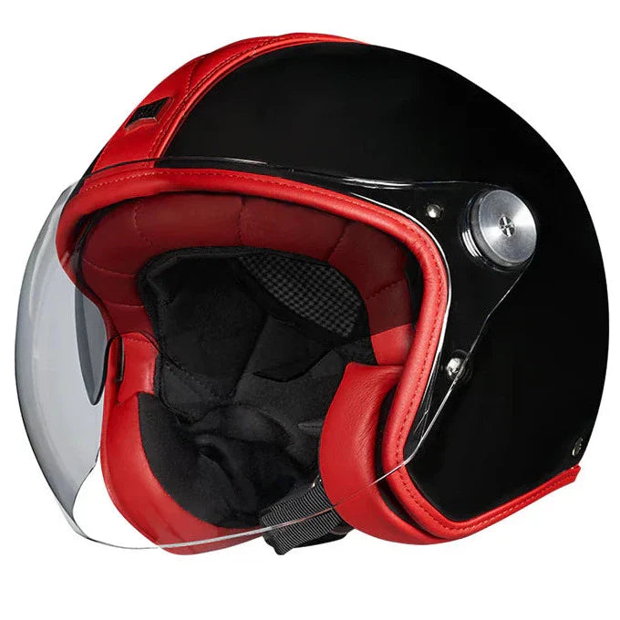 Nexx X.G30 Cult SV Open Face Helmet Black / Red - FREE UK Shipping, FREE 365 Day Returns | Moto Central