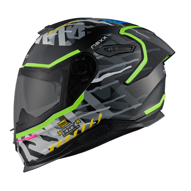 Nexx Y.100R Urbangram Full Face Helmet Matt Black