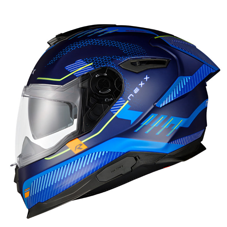 Nexx Y.100R Baron Full Face Helmet Matt Indigo Blue