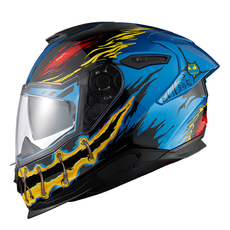 Nexx Y.100R Night Rider Full Face Helmet Sky Blue