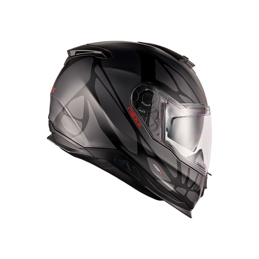 Nexx Y.100 B-Side Full Face Helmet Matt Black / Grey