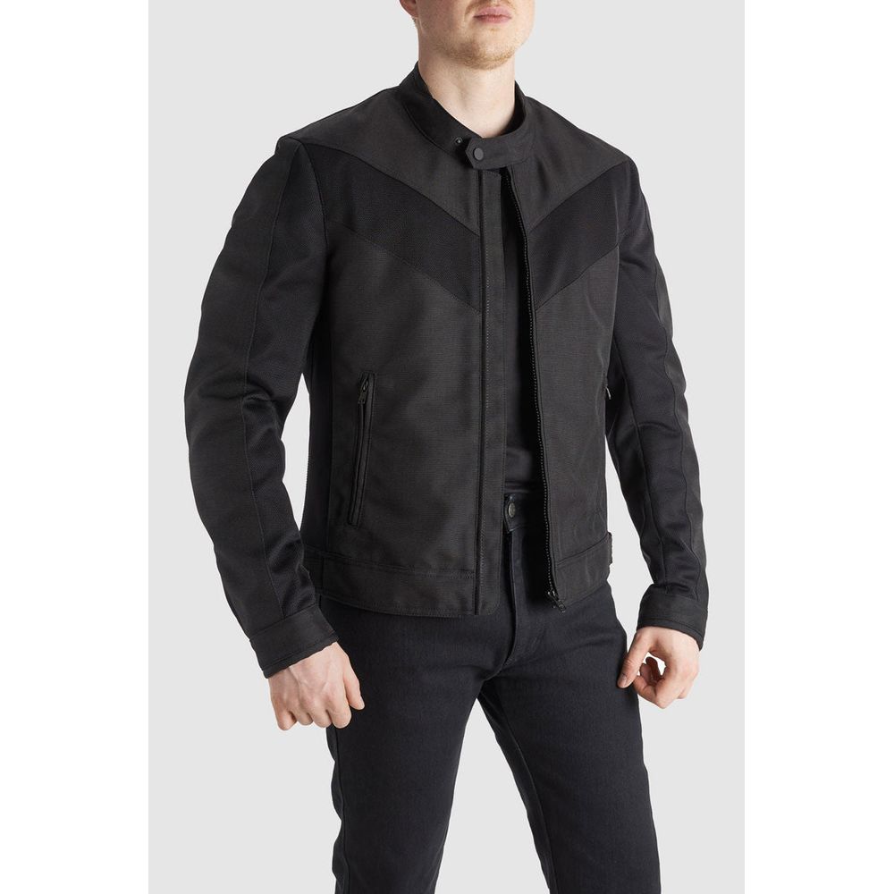 Pando Moto Air Tate Textile Jacket Black  - FREE UK Shipping, FREE 365 Day Returns | Moto Central