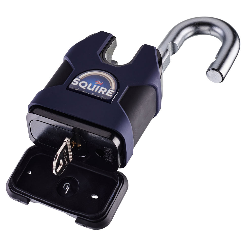 Squire SS80CS Padlock Black - FREE UK Shipping, FREE 365 Day Returns | Moto Central