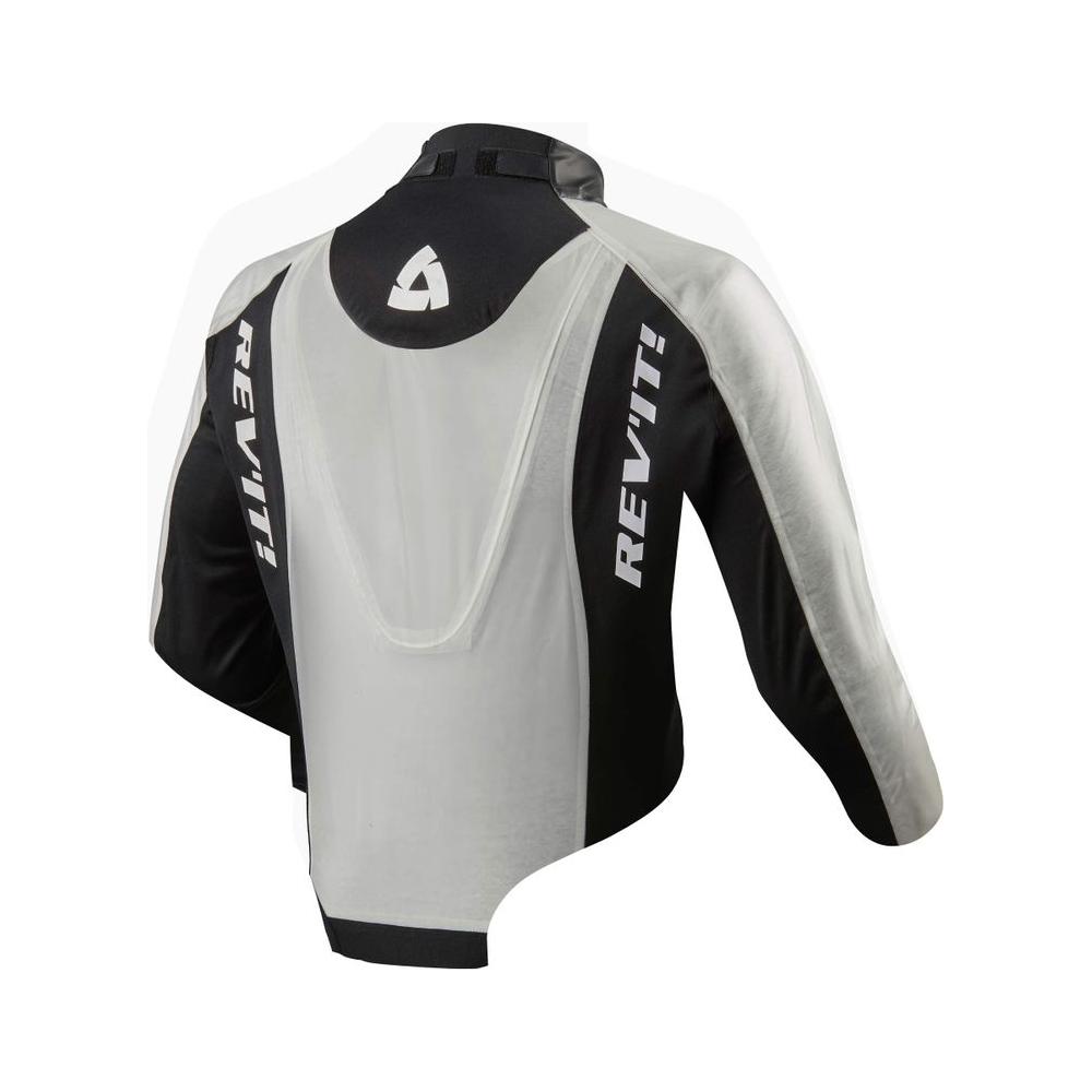 Revit Trackmaster H2O Rain Over Jacket Transparent / Black - FREE UK Shipping, FREE 365 Day Returns | Moto Central