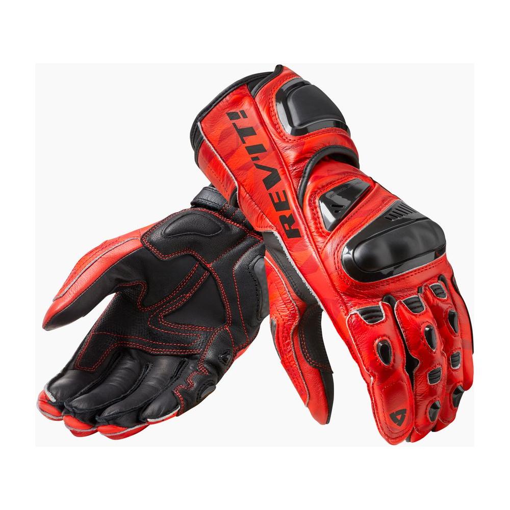 Revit Jerez 3 Leather Gloves Red / Black