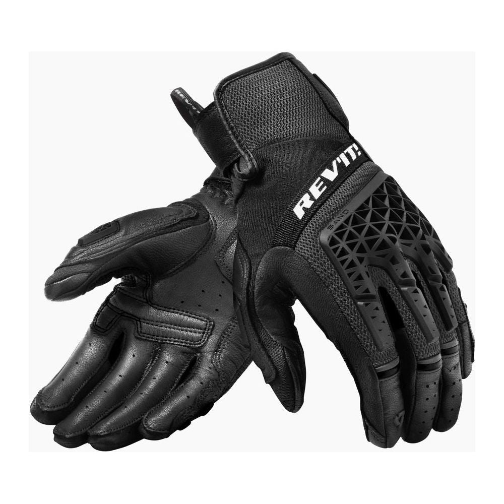 Revit Sand 4 Textile Gloves Black / Black