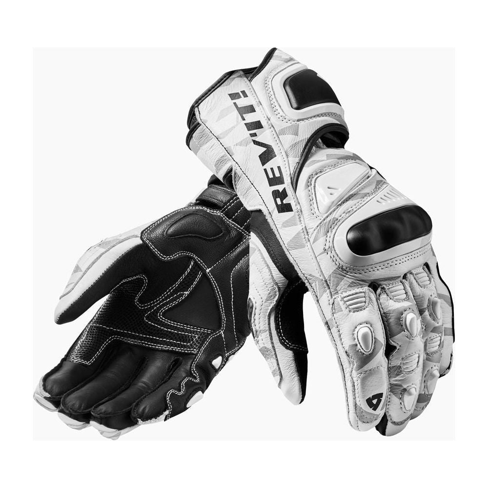 Revit Jerez 3 Leather Gloves Light Grey / Black