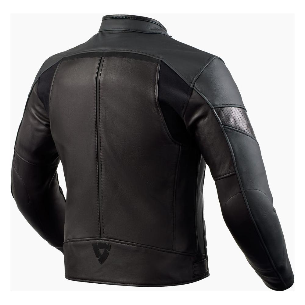 Revit Mile Leather Jacket Black - FREE UK Shipping, FREE 365 Day Returns | Moto Central