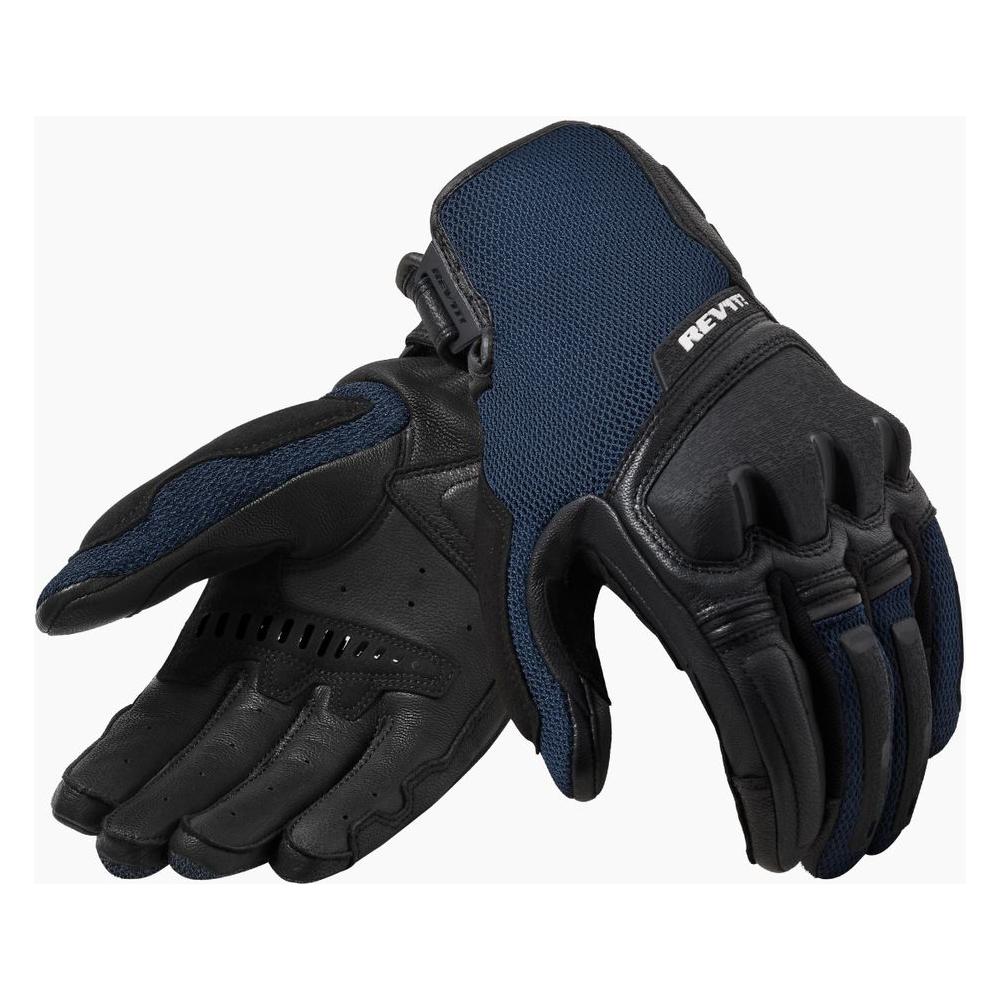 Revit Duty Mesh Leather Gloves Black / Blue