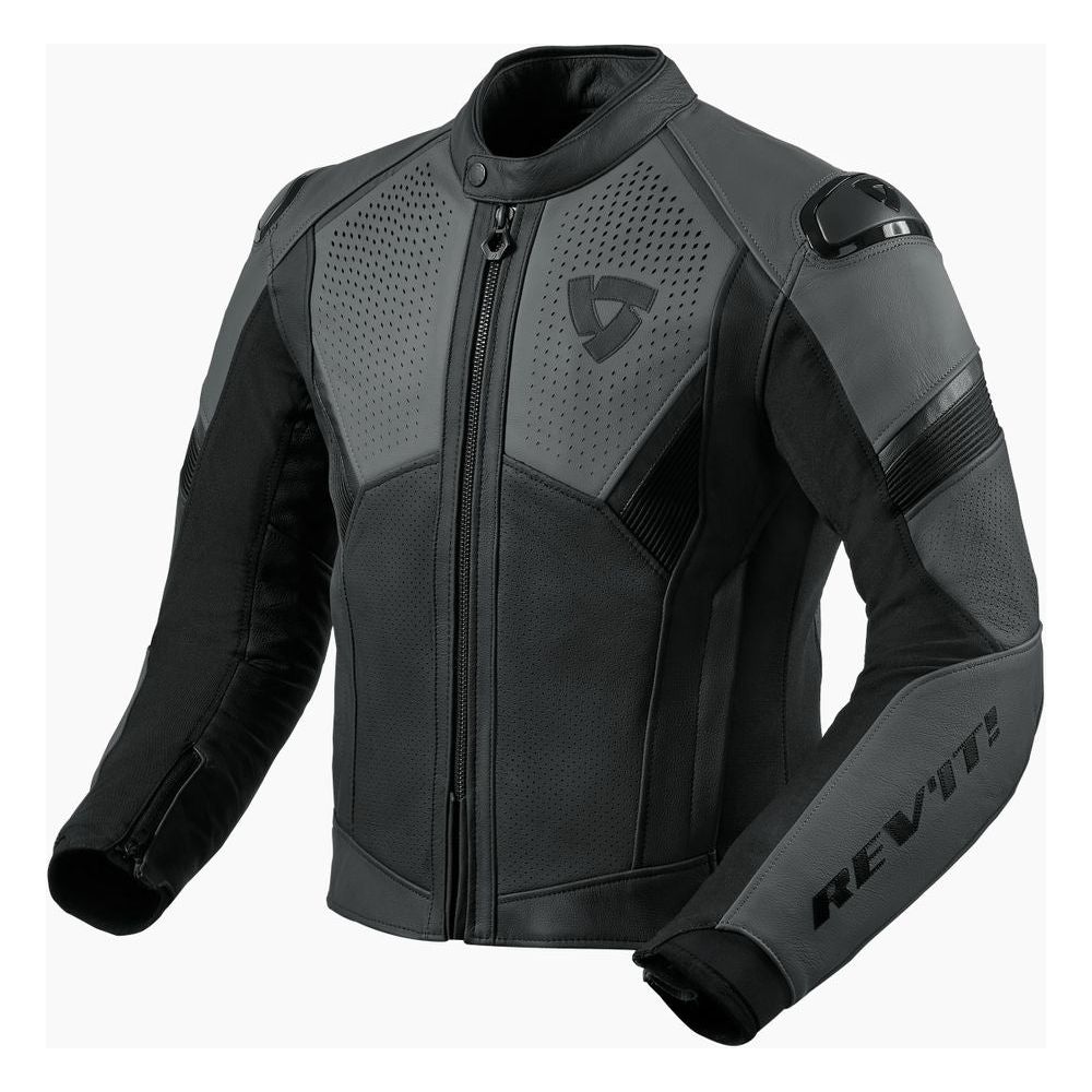 Revit Matador Leather Jacket Black / Anthracite