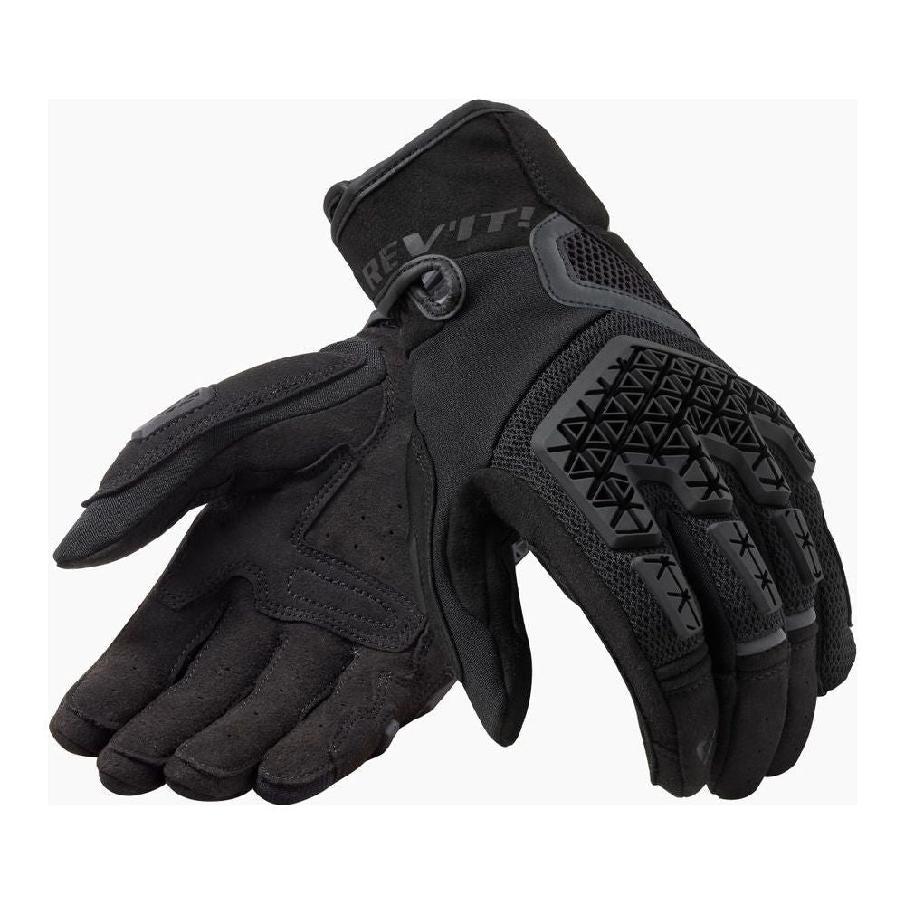 Revit Mangrove Textile Gloves Black - FREE UK Shipping, FREE 365 Day Returns | Moto Central