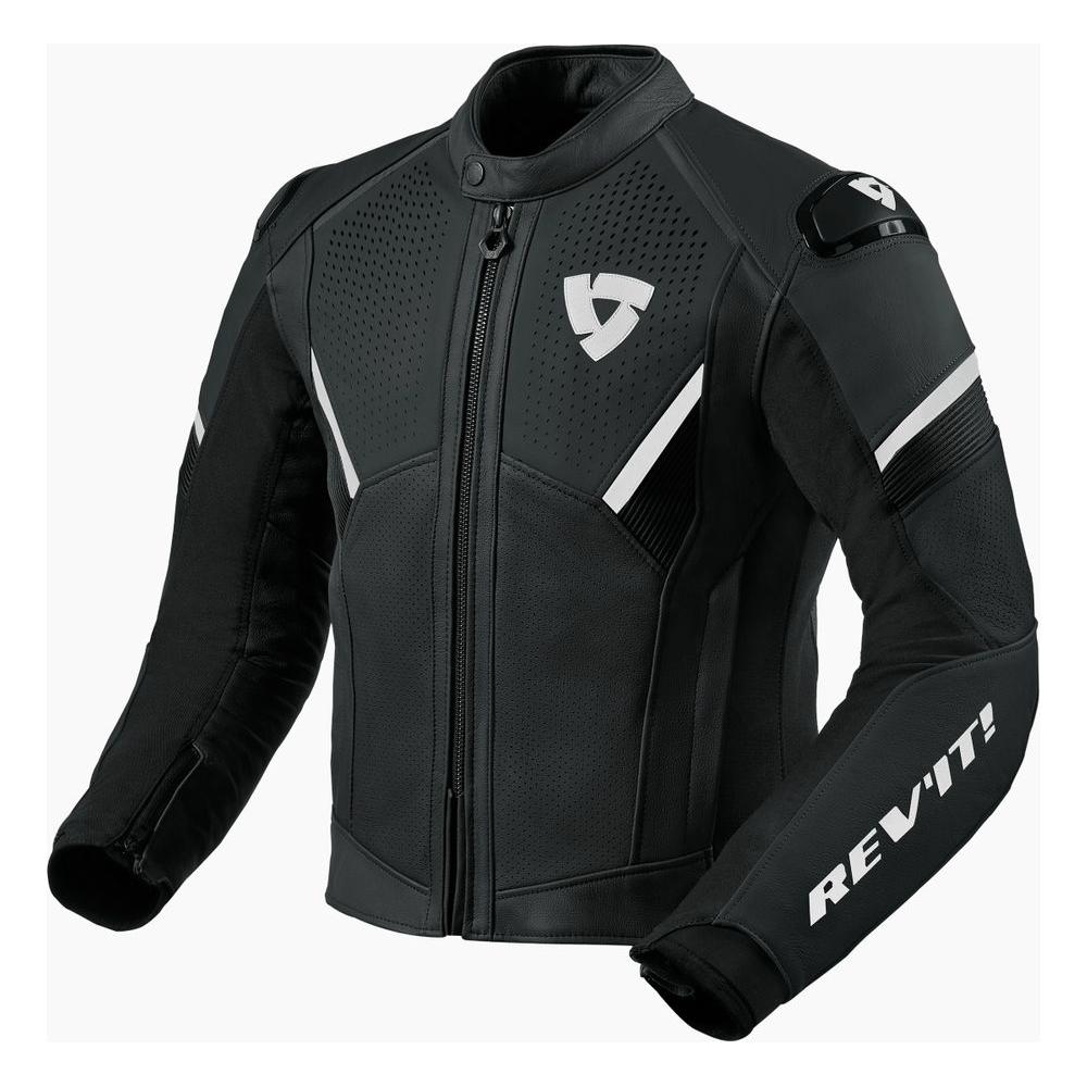 Revit Matador Leather Jacket Black / White