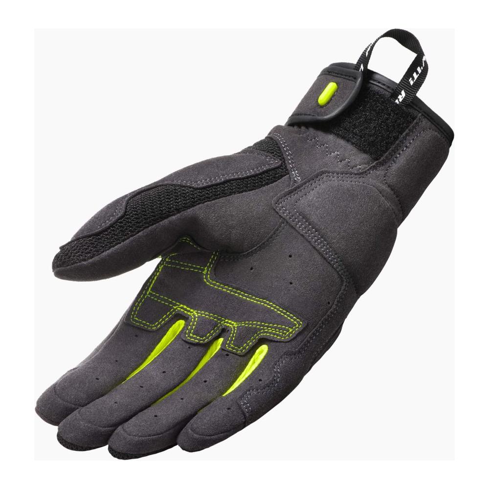 Revit Volcano Ladies Mesh Textile Gloves Black / Neon Yellow