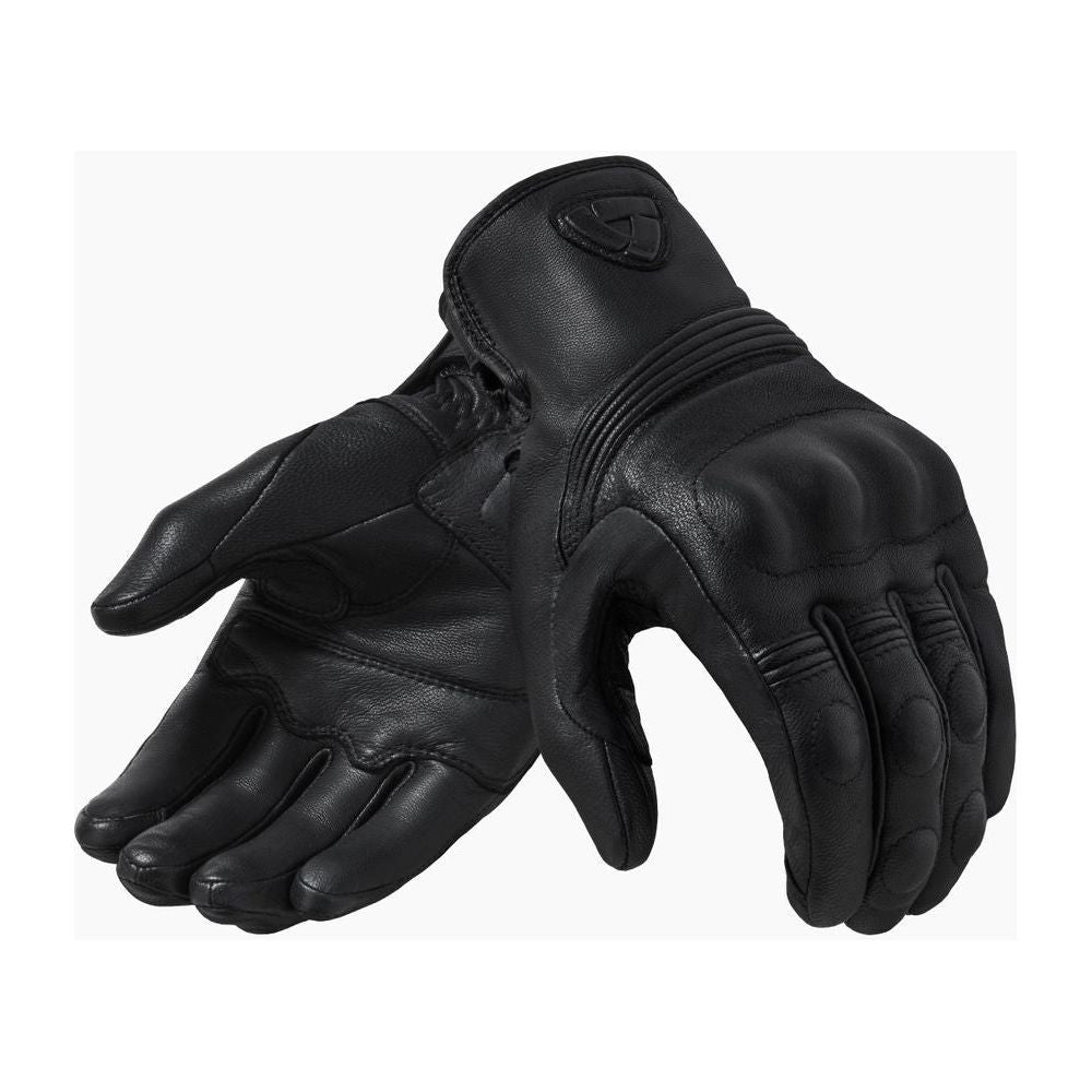 Revit Hawk Leather Gloves Black - FREE UK Shipping, FREE 365 Day Returns | Moto Central