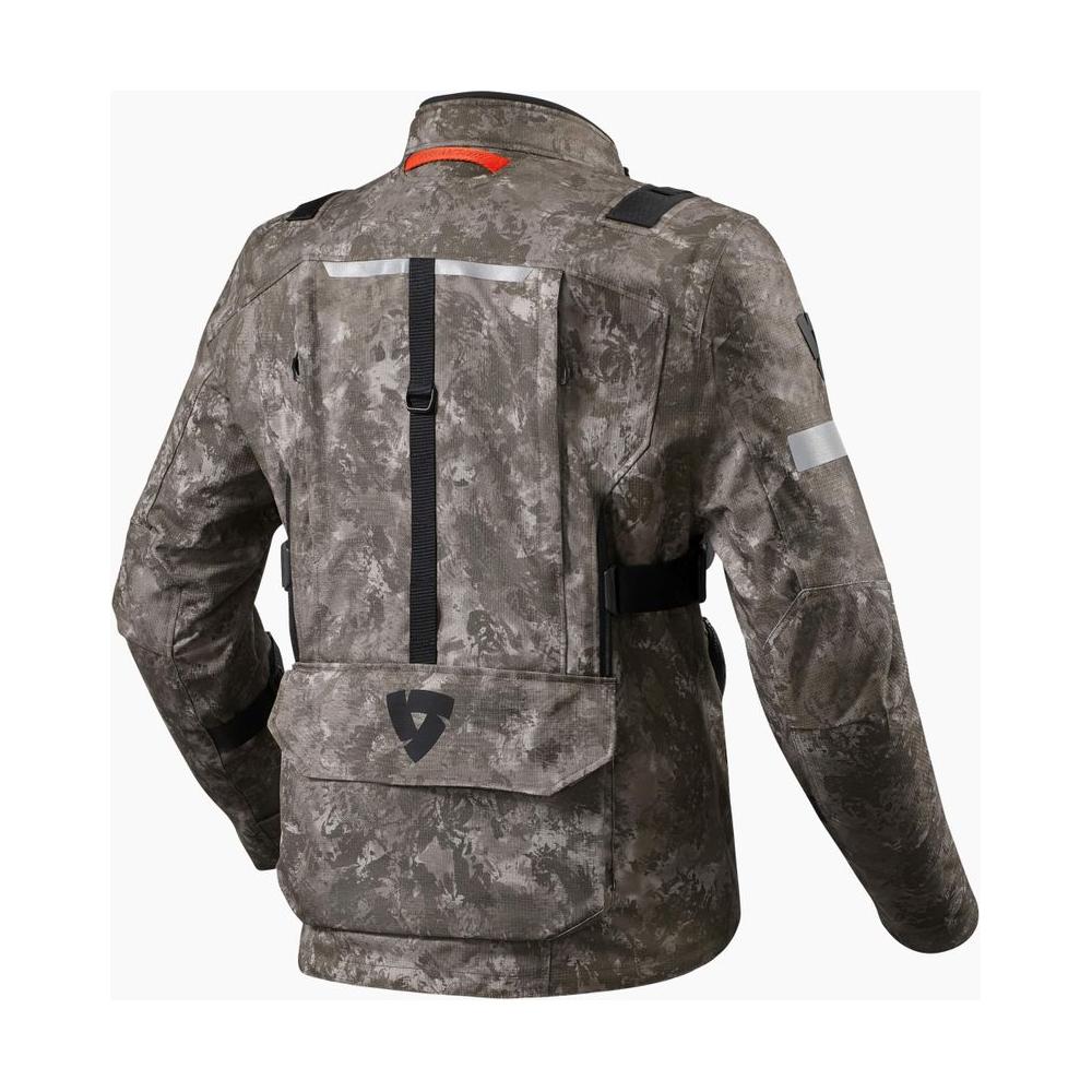 Revit Sand 4 H2O Textile Jacket Camo Brown - FREE UK Shipping, FREE 365 Day Returns | Moto Central