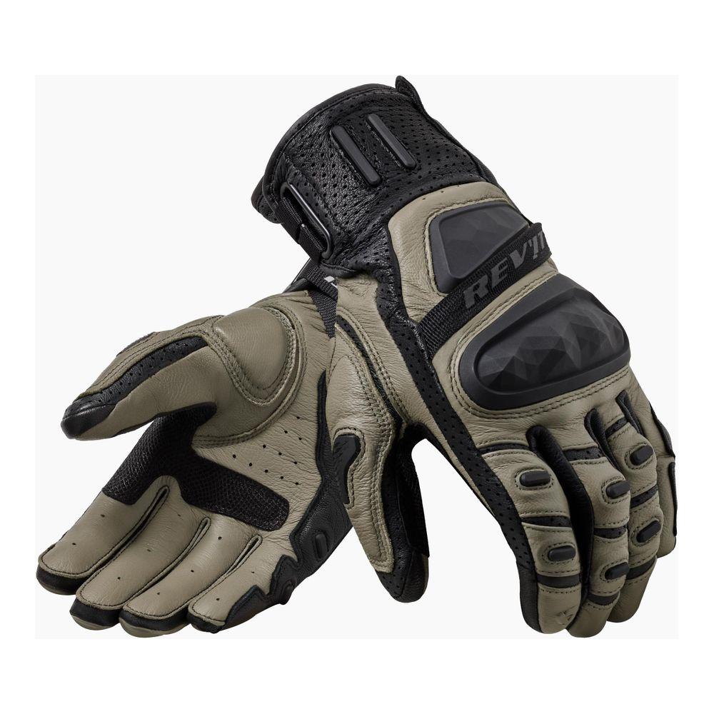 Revit Cayenne 2 Leather Gloves Black / Sand