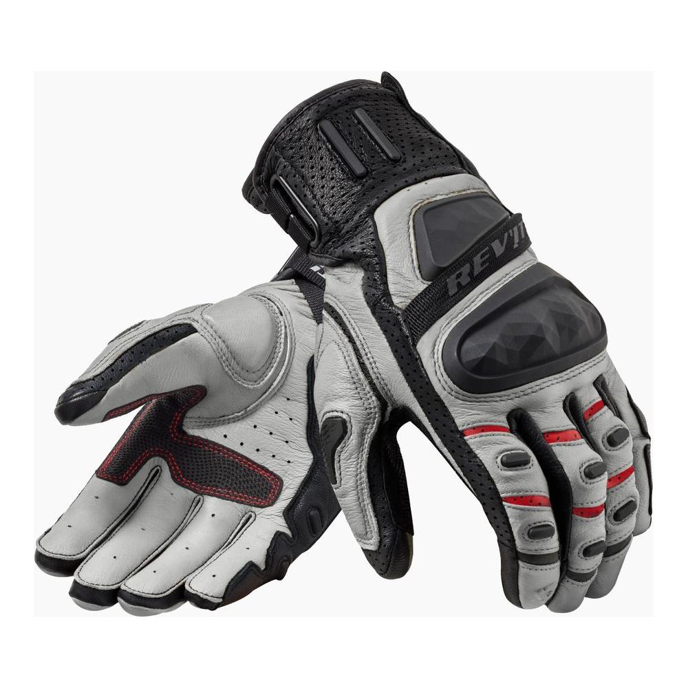 Revit Cayenne 2 Leather Gloves Black / Silver