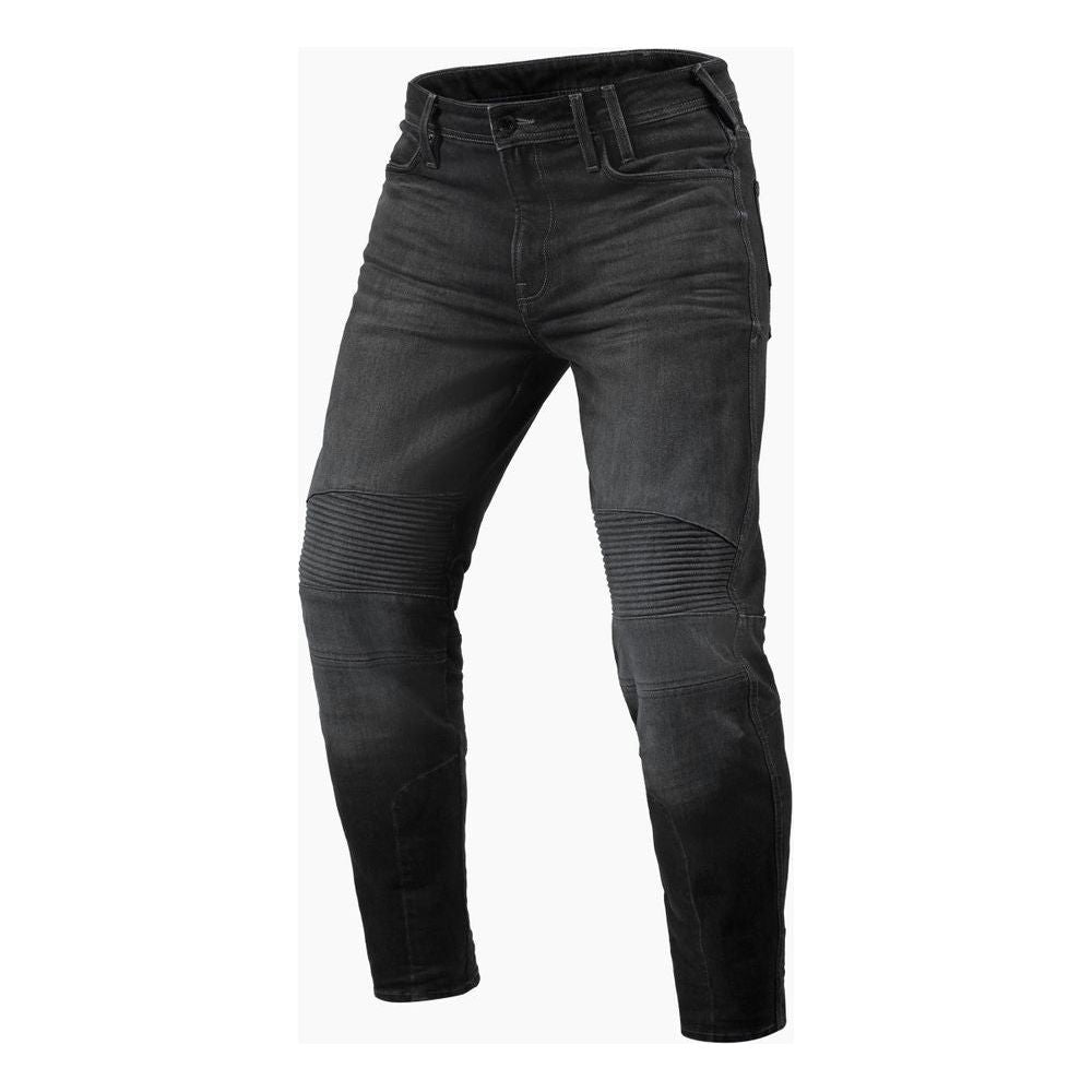 Revit Moto 2 Tapered Fit Denim Jeans Dark Grey Used