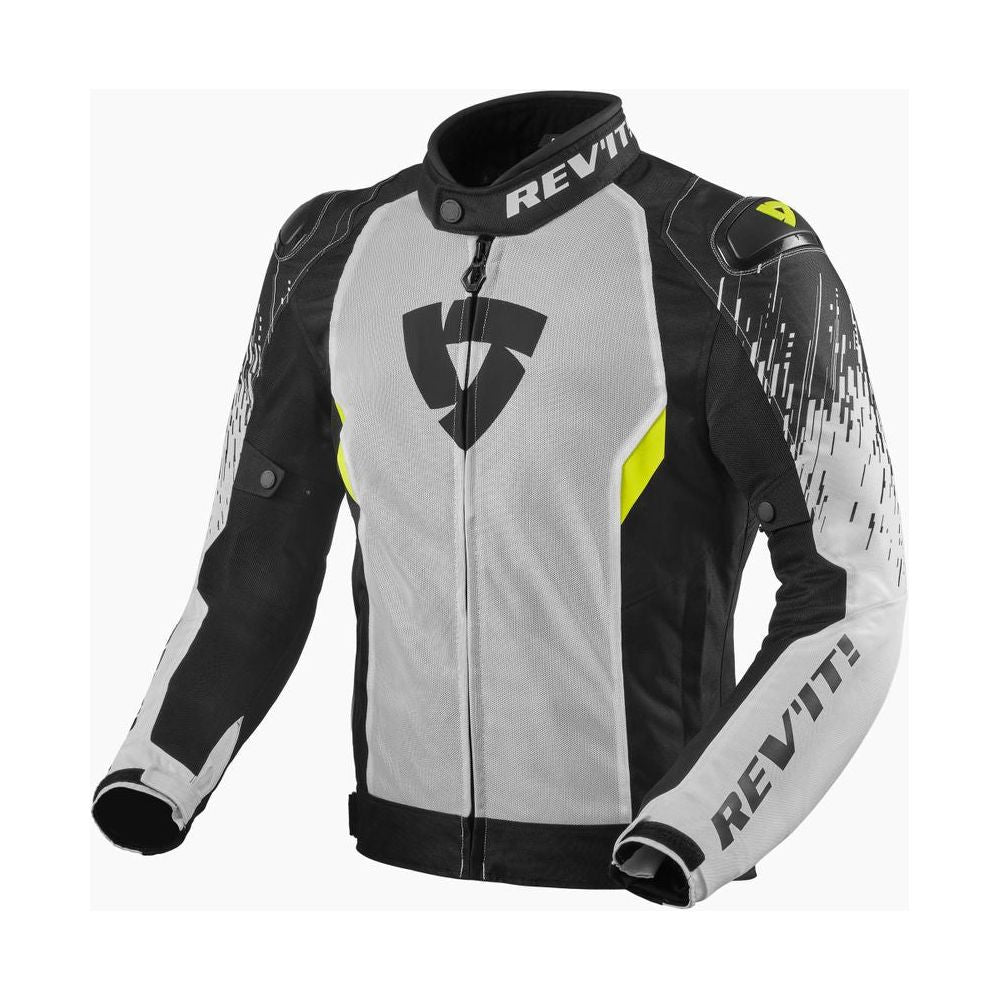 Revit Quantum 2 Air Textile Jacket White / Black