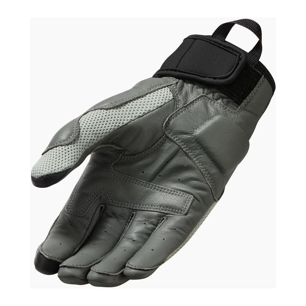 Revit Caliber Leather Gloves Mid Grey