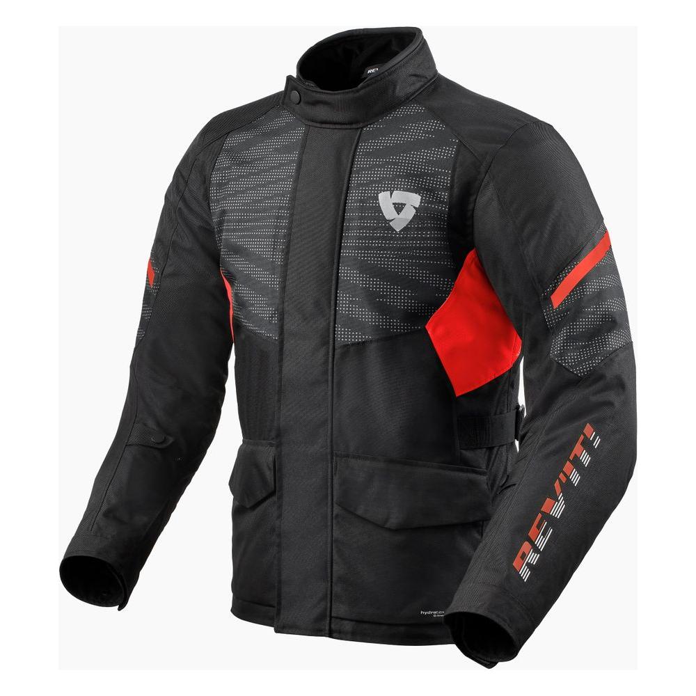 Revit Duke H2O Textile Jacket Black / Red