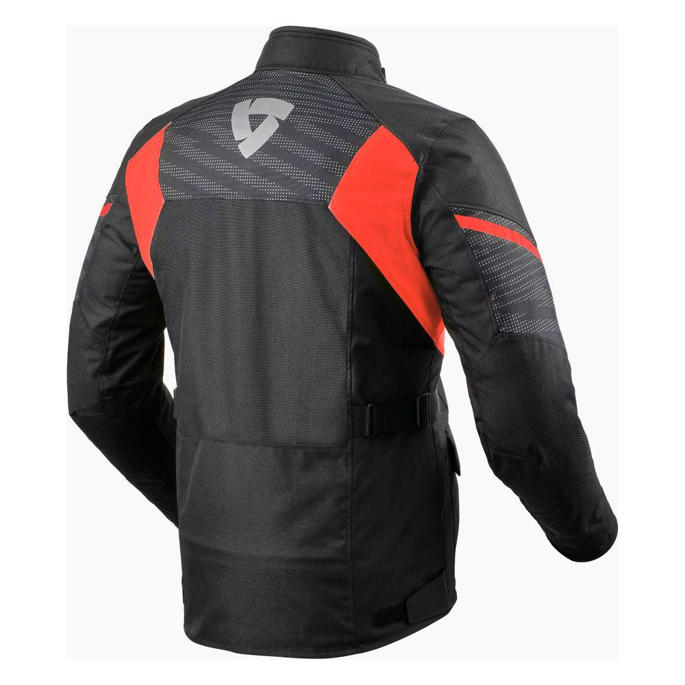 Revit Duke H2O Textile Jacket Black / Red