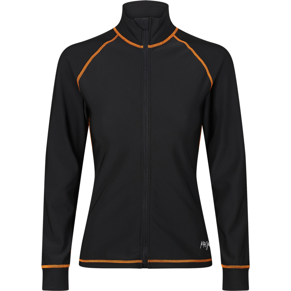 MotoGirl Mid-Layer Ladies Jacket Black / Orange