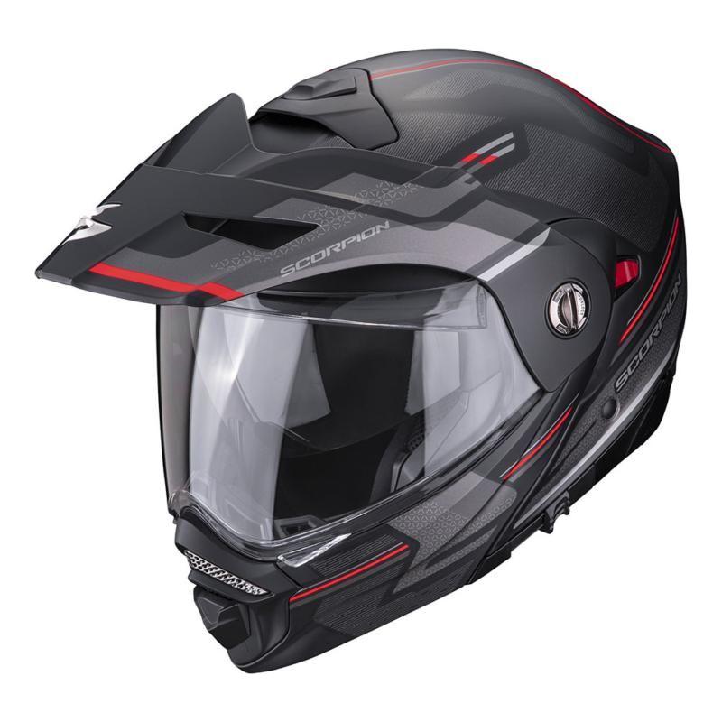 Scorpion ADX-2 Carrera Flip-Up Helmet Matt Black / Red