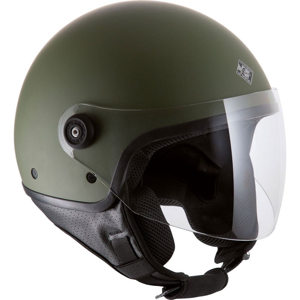 Tucano Urbano EL'Jettin Demi-Jet Open Face Helmet Matt Airborne Green