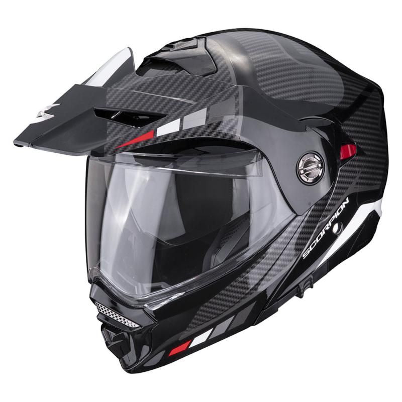 Scorpion ADX-2 Camino Flip-Up Helmet Black / Silver / Red