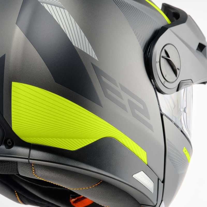 Schuberth E2 Defender Flip-Up Helmet Yellow / Black