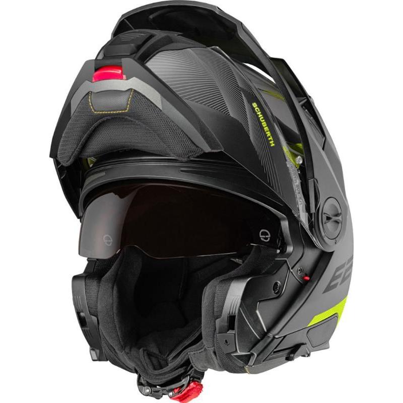 Schuberth E2 Defender Flip-Up Helmet Yellow / Black