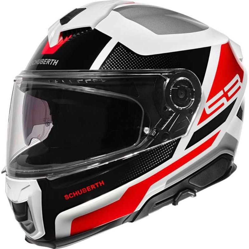 Schuberth S3 Daytona Full Face Helmet Red / White