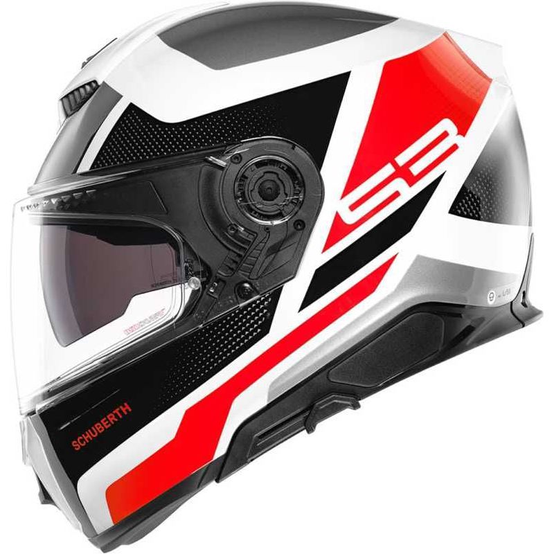 Schuberth S3 Daytona Full Face Helmet Red / White