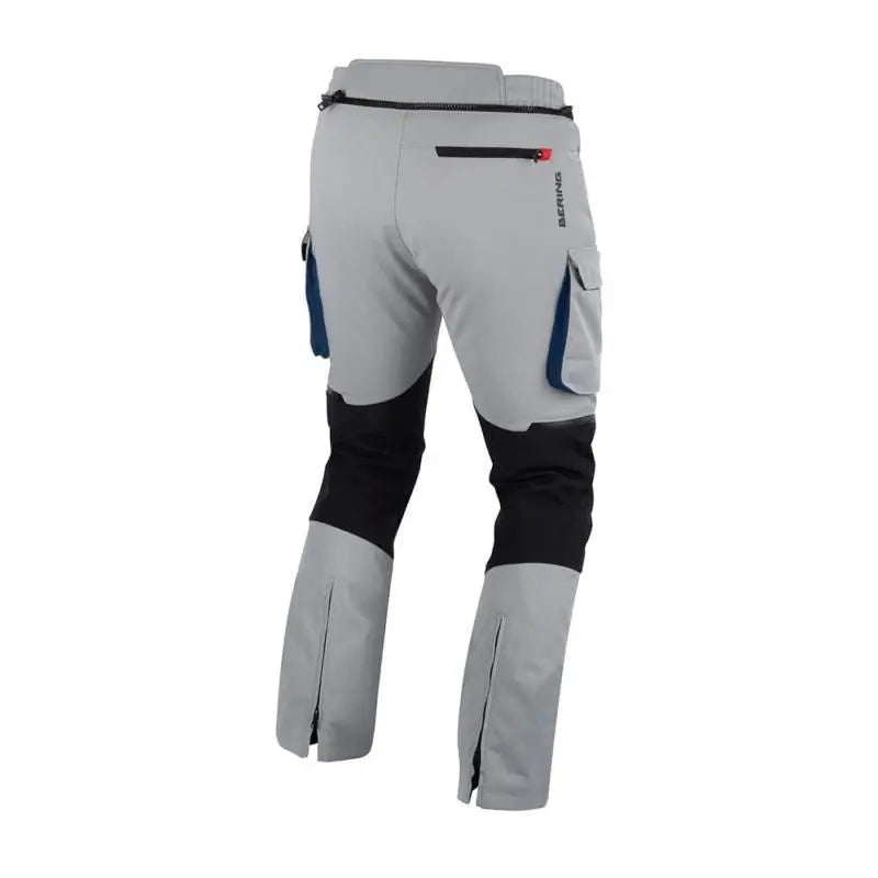 Bering Freeway Textile Trouser Grey / Blue - FREE UK Shipping, FREE 365 Day Returns | Moto Central